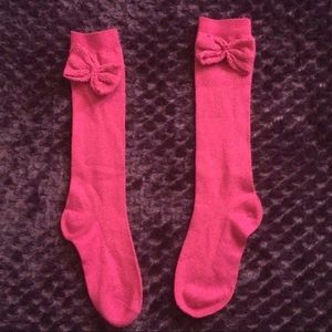 Pink girl socks